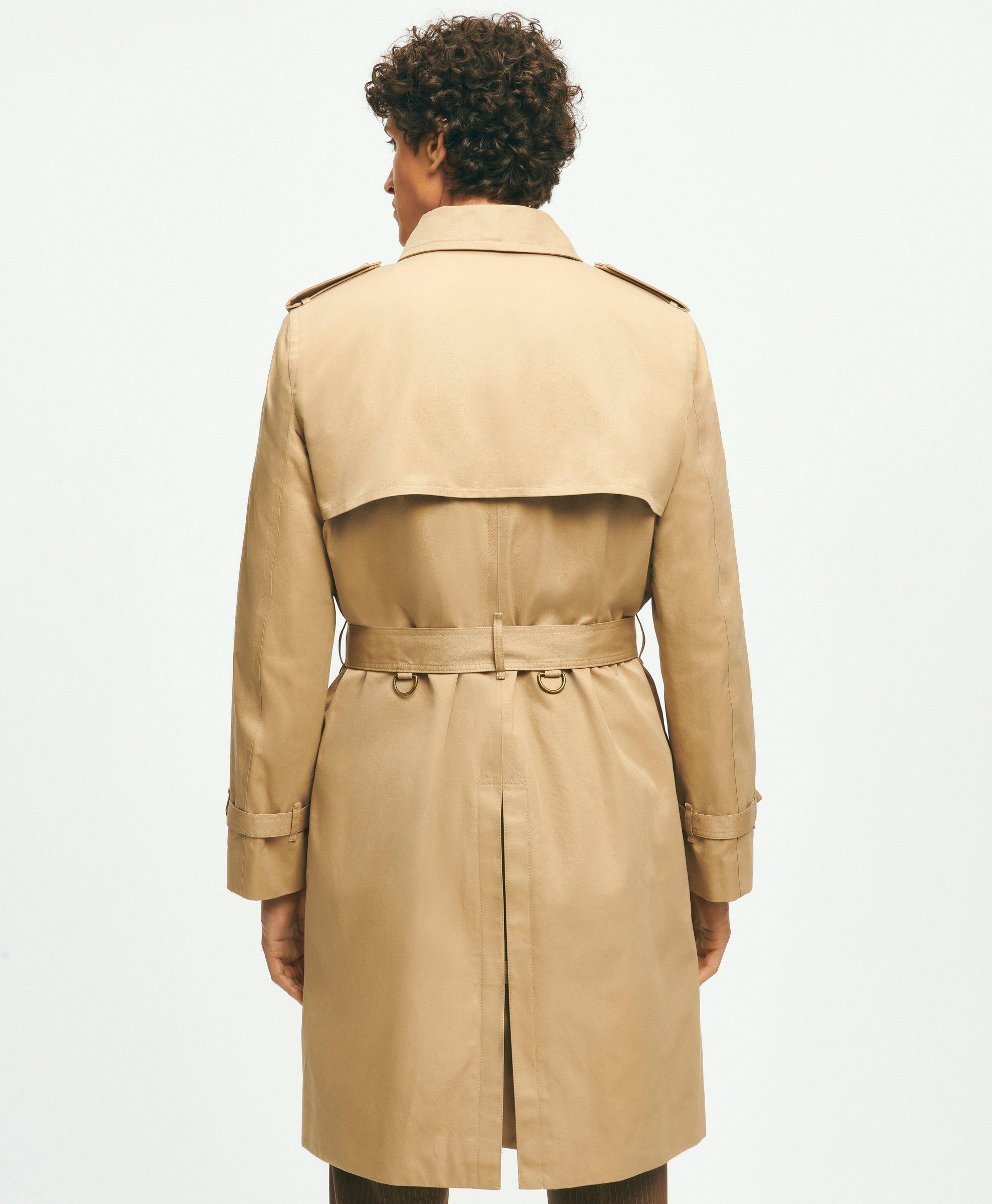 Supima® Cotton Gabardine Trench Coat