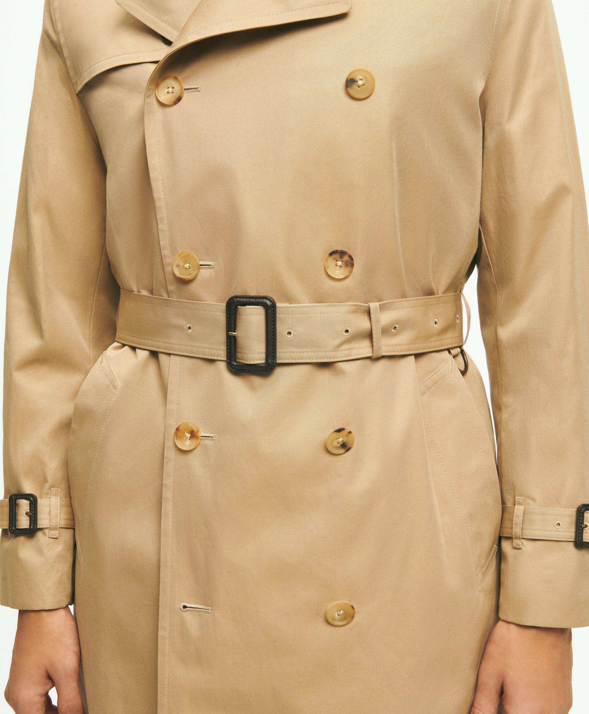 Supima® Cotton Gabardine Trench Coat