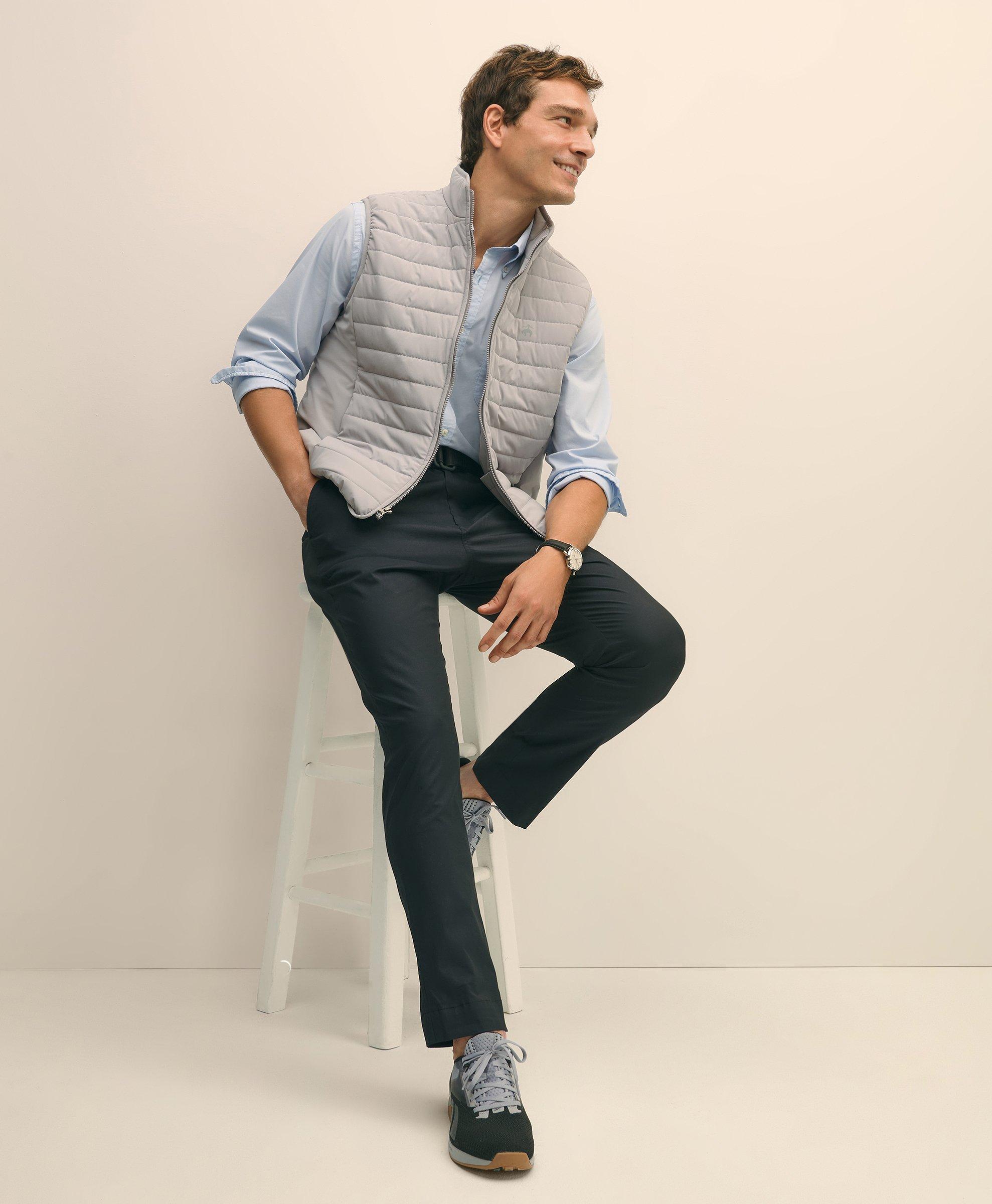 Shop Brooks Brothers Performance Series Vest In Grey