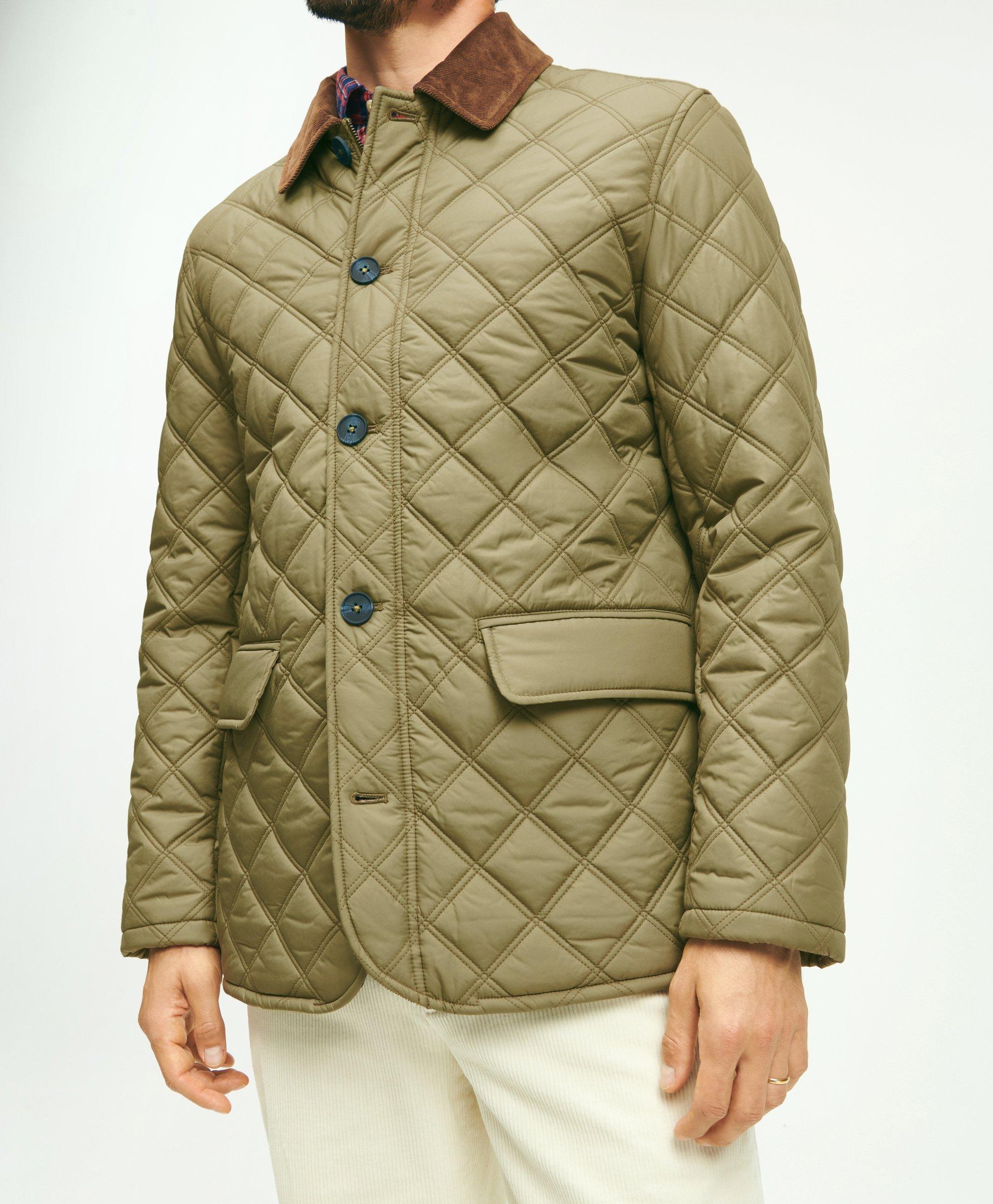 Brooks brothers quilted walking coat best sale