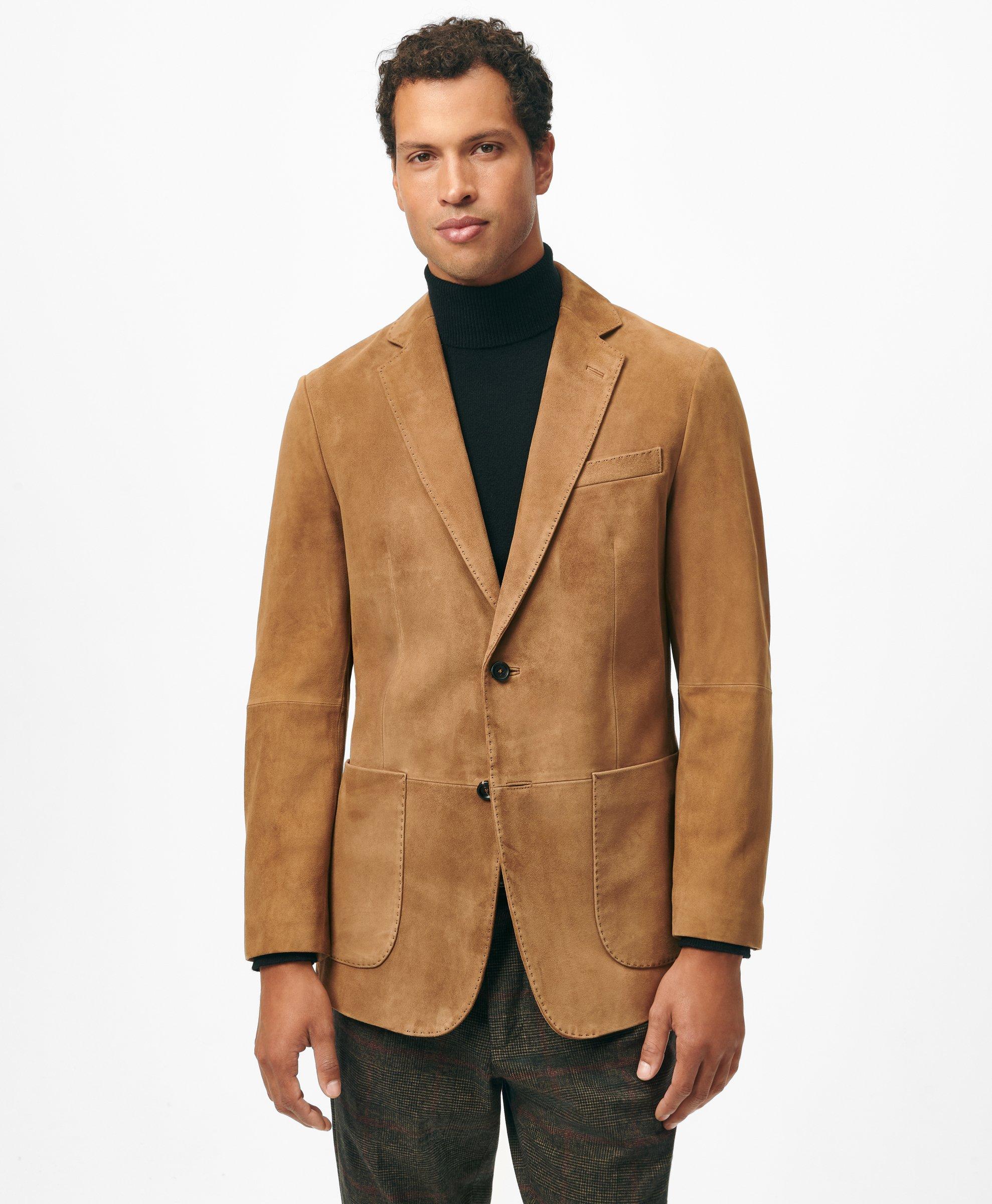 Brooks brothers suede jacket hotsell