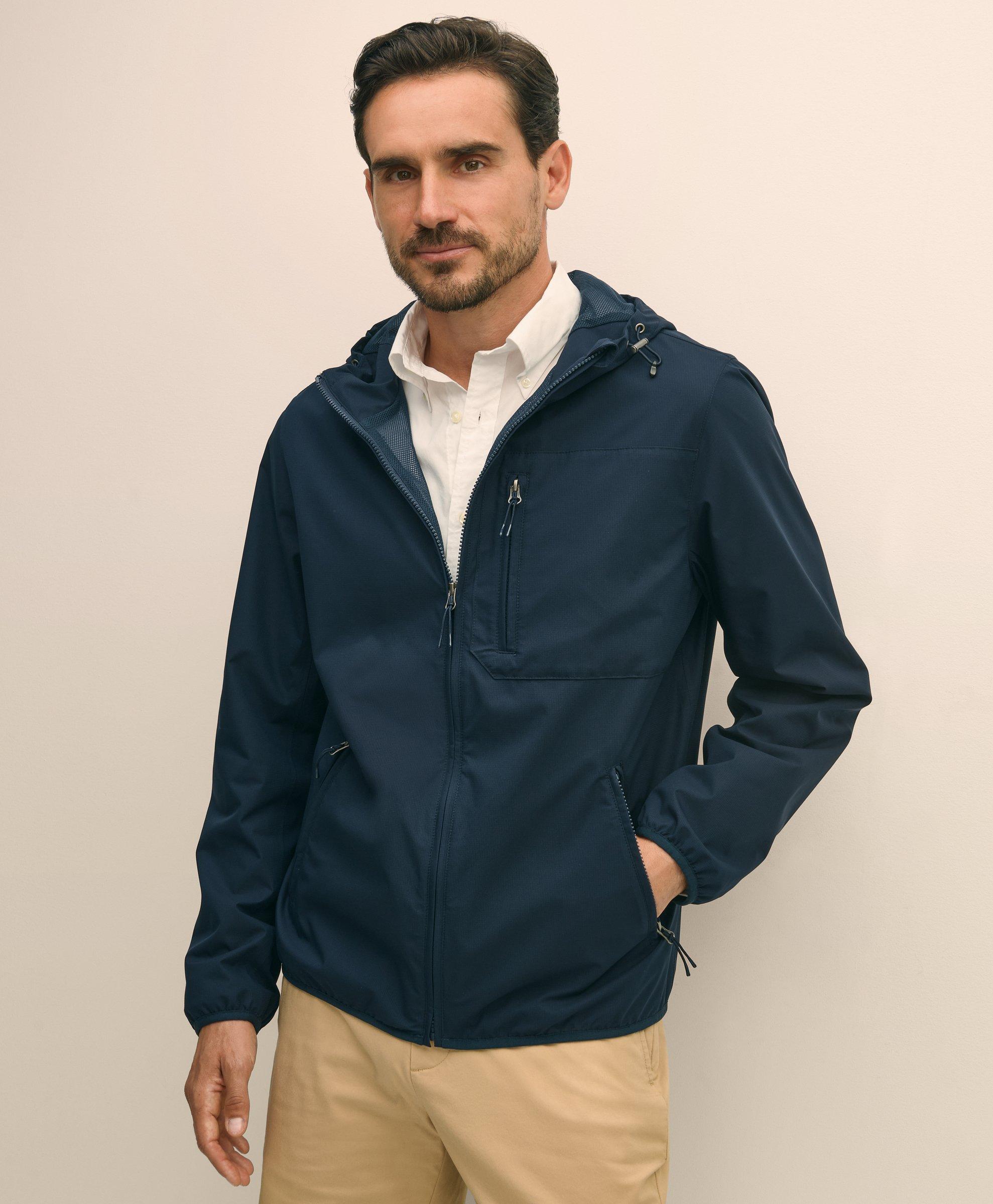 Brooks Brothers Performance Series Tech Jacket In Navy