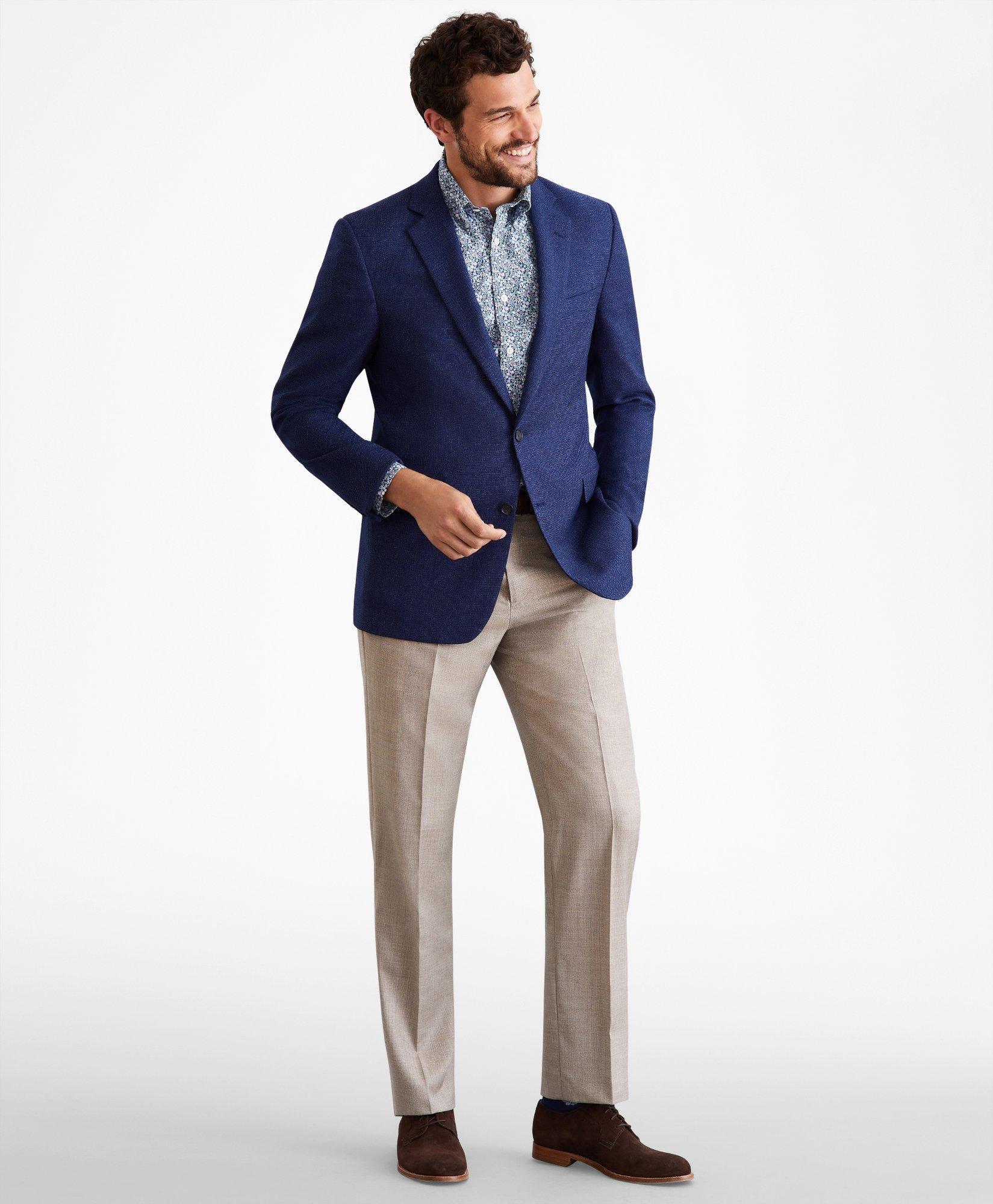 Regent Regular Fit Hopsack Sport Coat