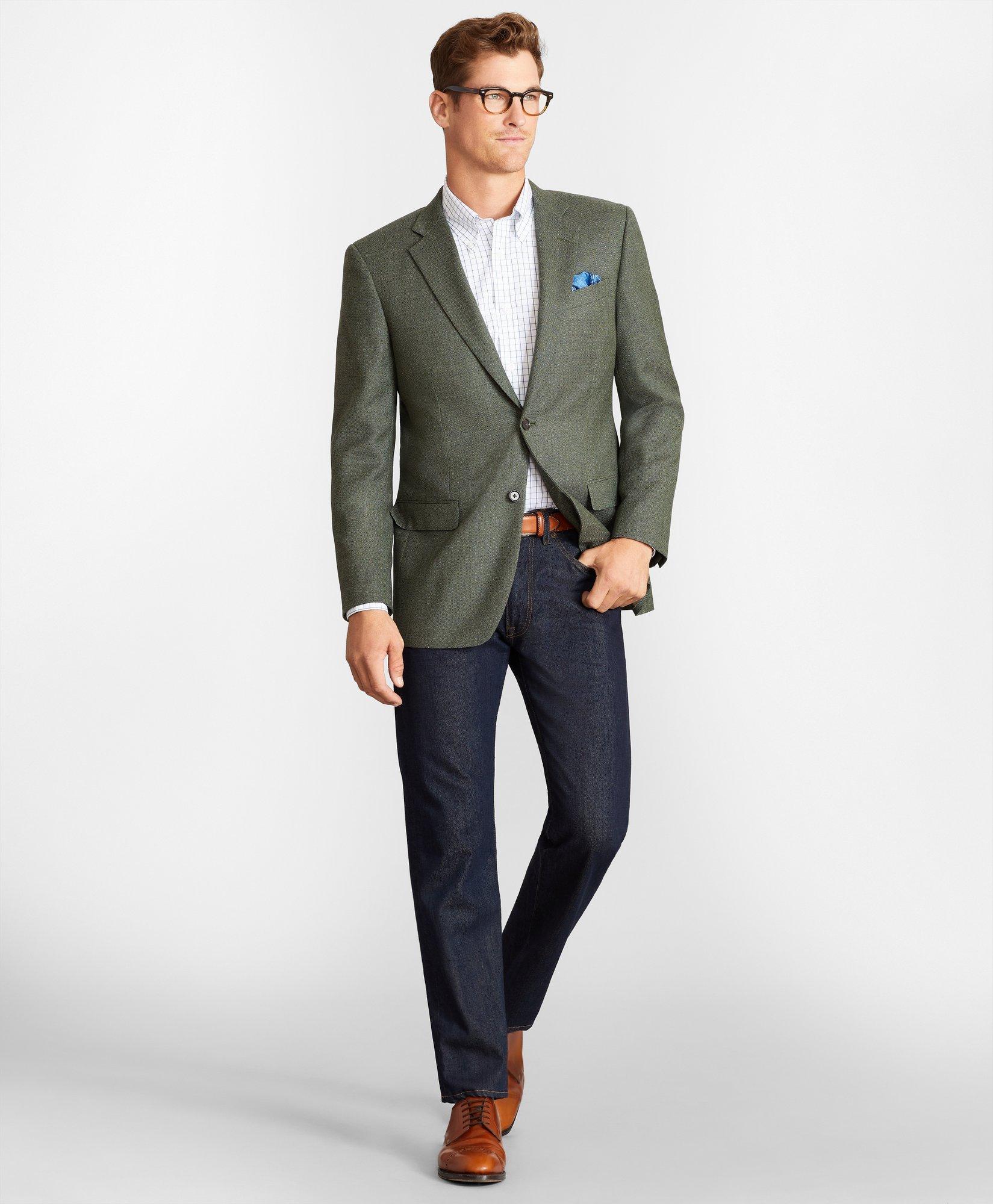 Madison Fit Hopsack Sport Coat