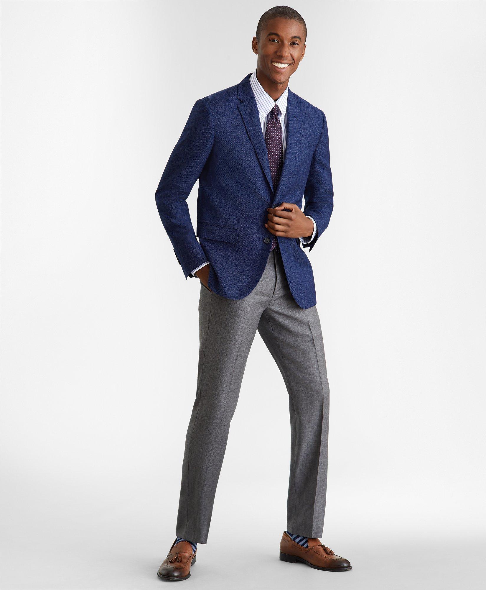 Milano Slim Fit Hopsack Sport Coat