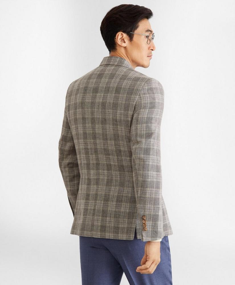 Regent Fit Double-Breasted Check Sport Coat, image 5