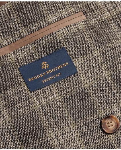 Regent Fit Double-Breasted Check Sport Coat, image 6