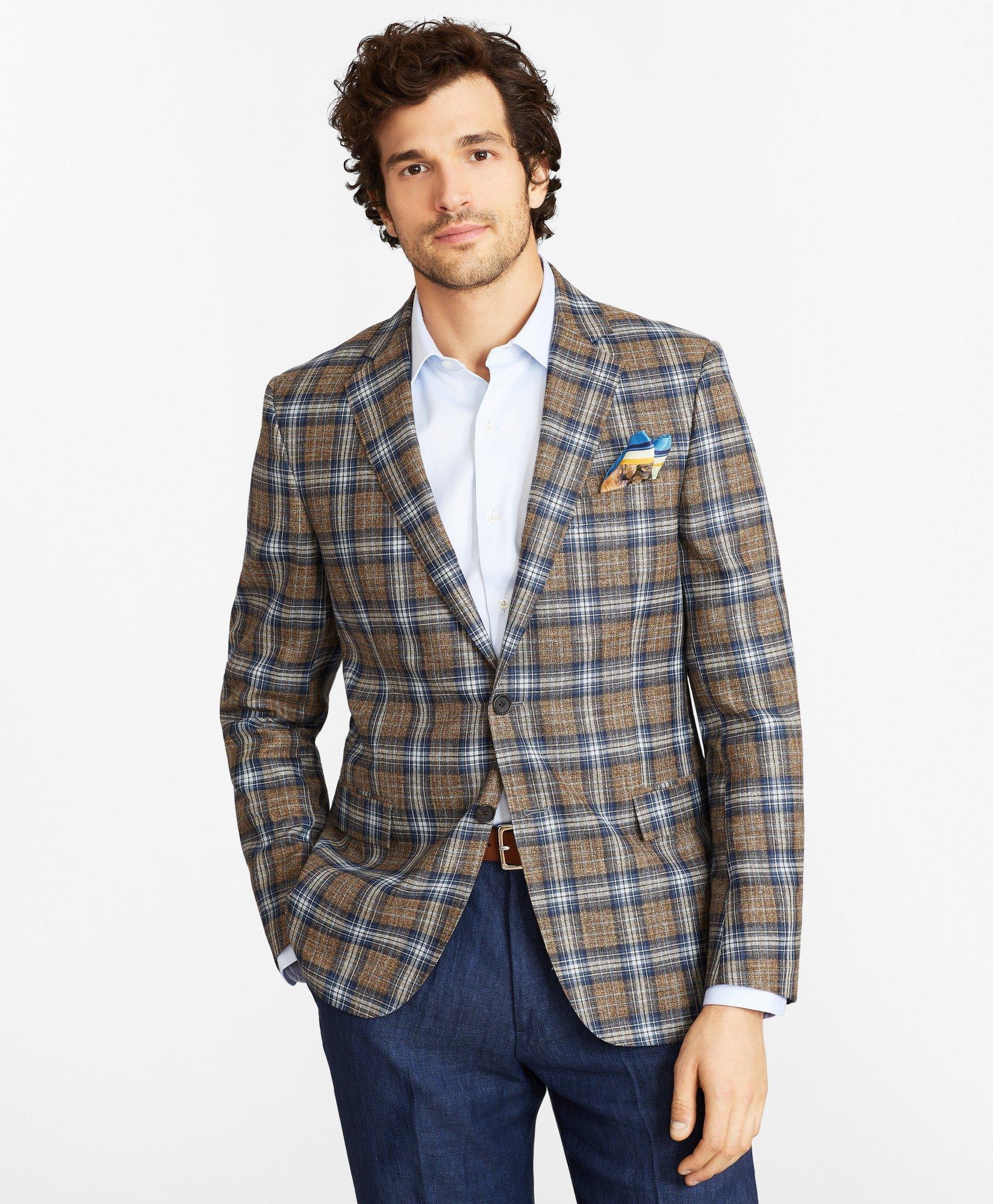 Regent Fit Combo Plaid Sport Coat