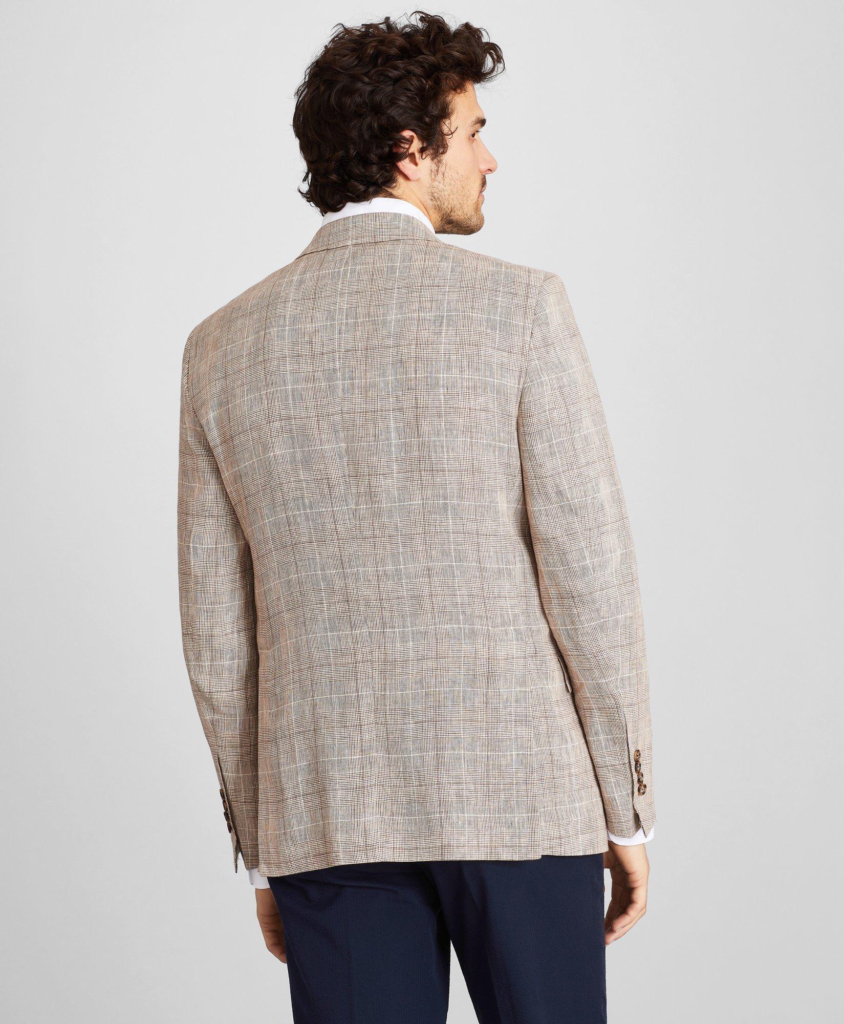 Regent Fit Check Linen Sport Coat