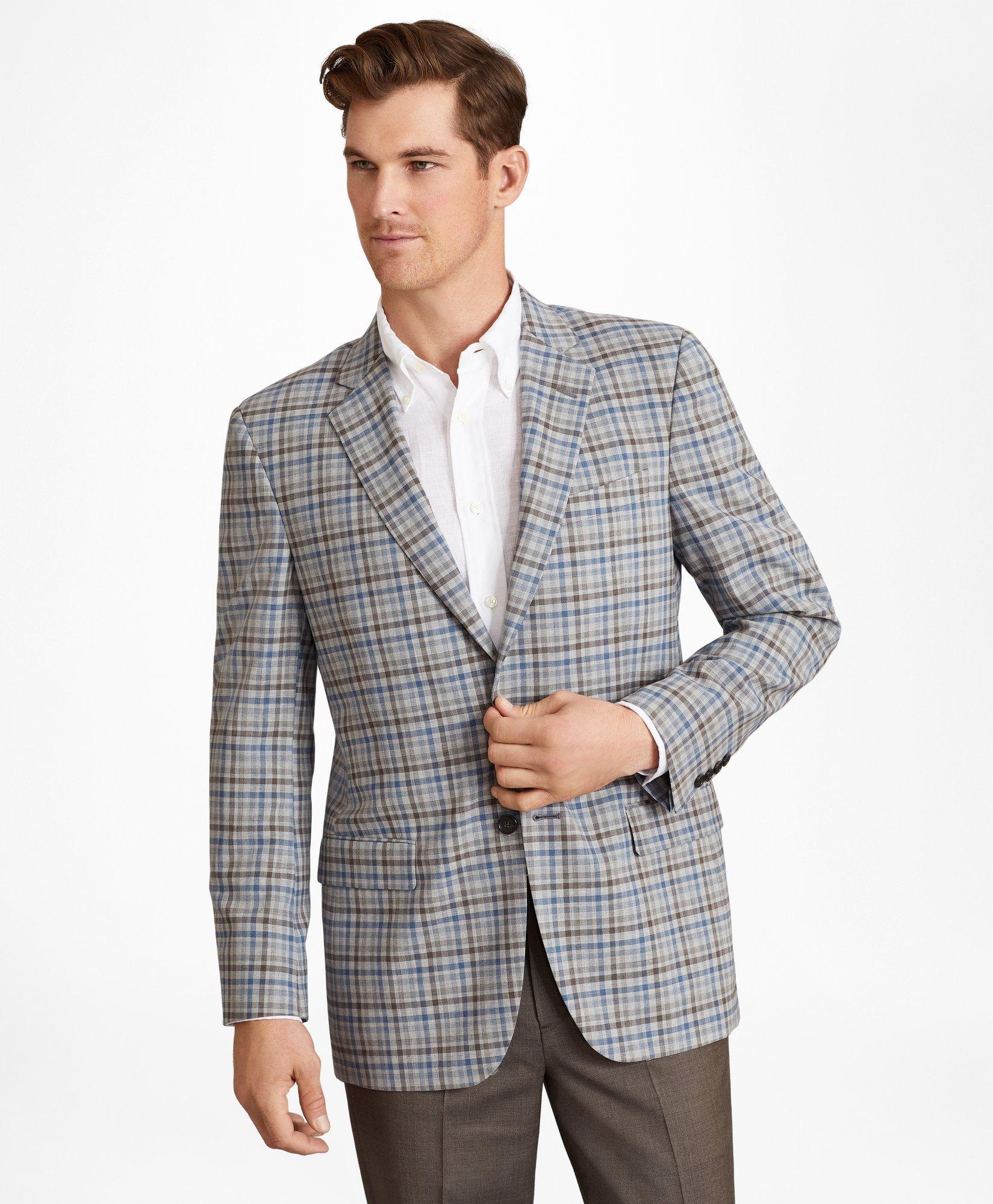 Brooks brothers cheap plaid blazer