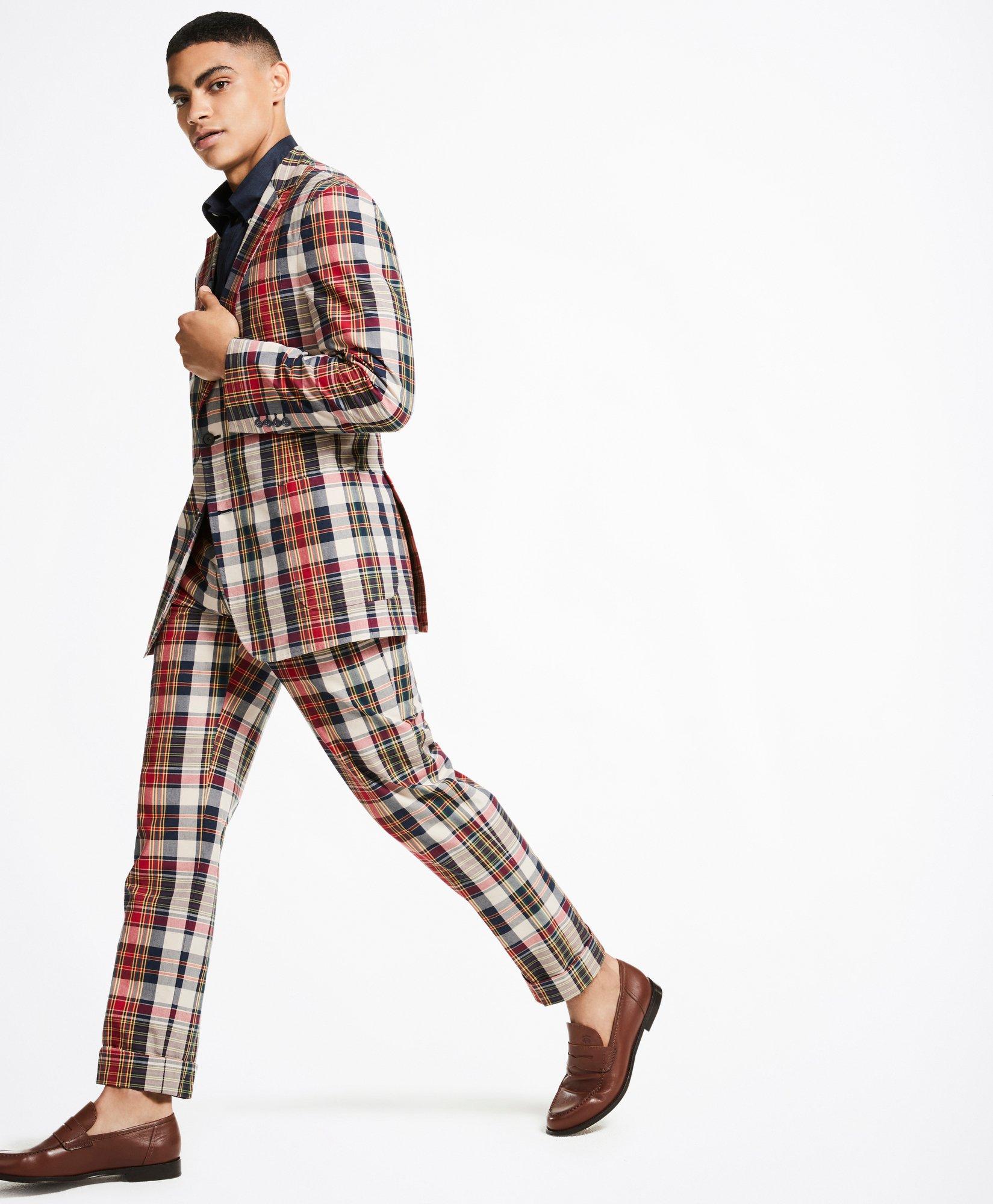Regent Fit Madras Sport Coat, image 4