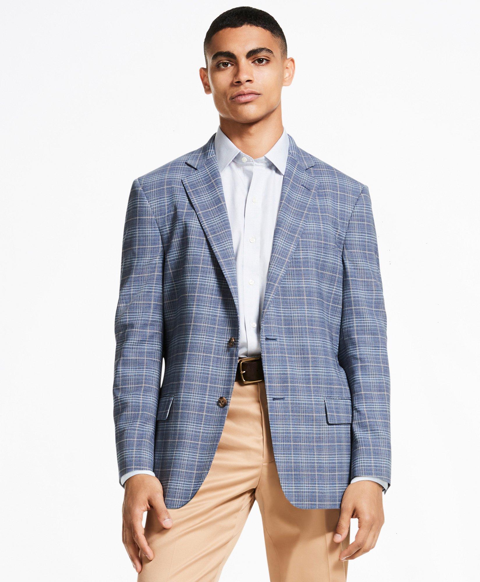 Madison Fit Brooks Brothers Cool Double-Check Sport Coat