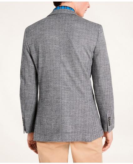 Knit Herringbone Suit Jacket, image 5
