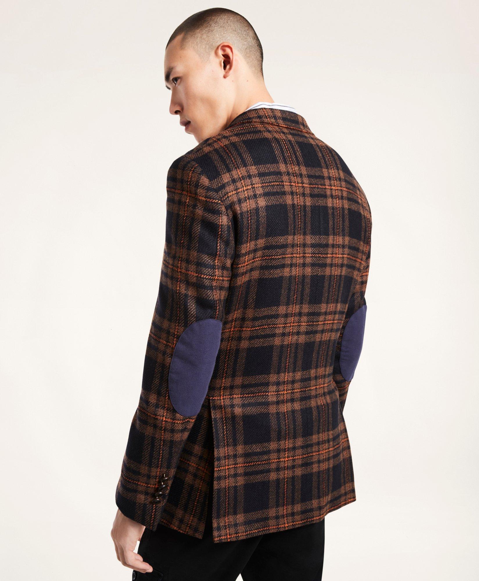 Brooks Brothers wool high quality plaid coat