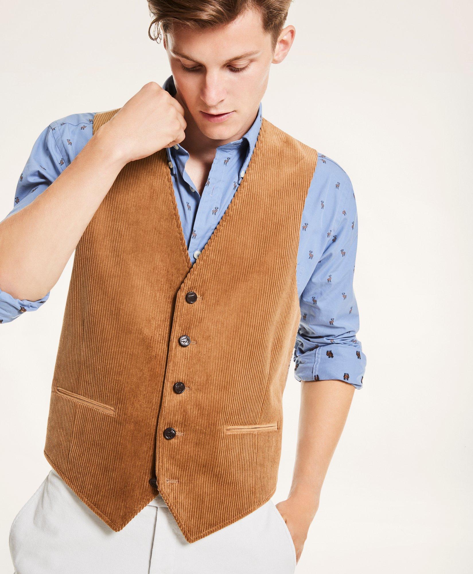 corduroy vest