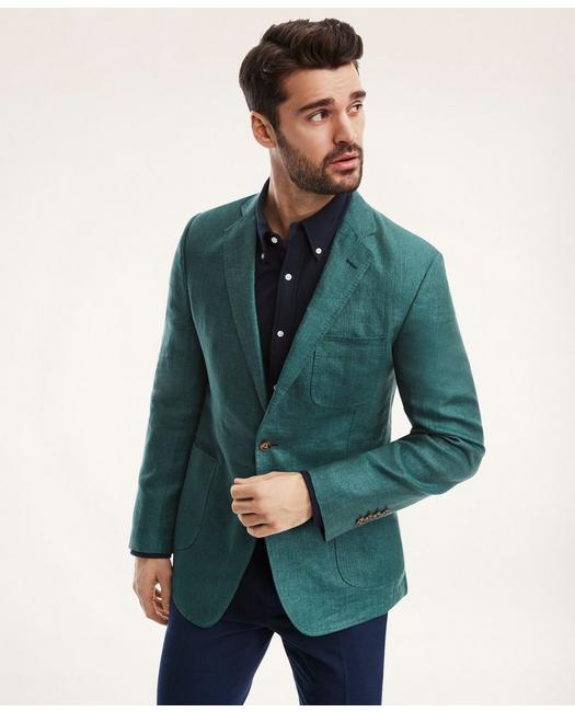 NWT Brooks Brothers Men's 100% Wool 2-Button Dot Print Sport Coat Blazer Jacket 