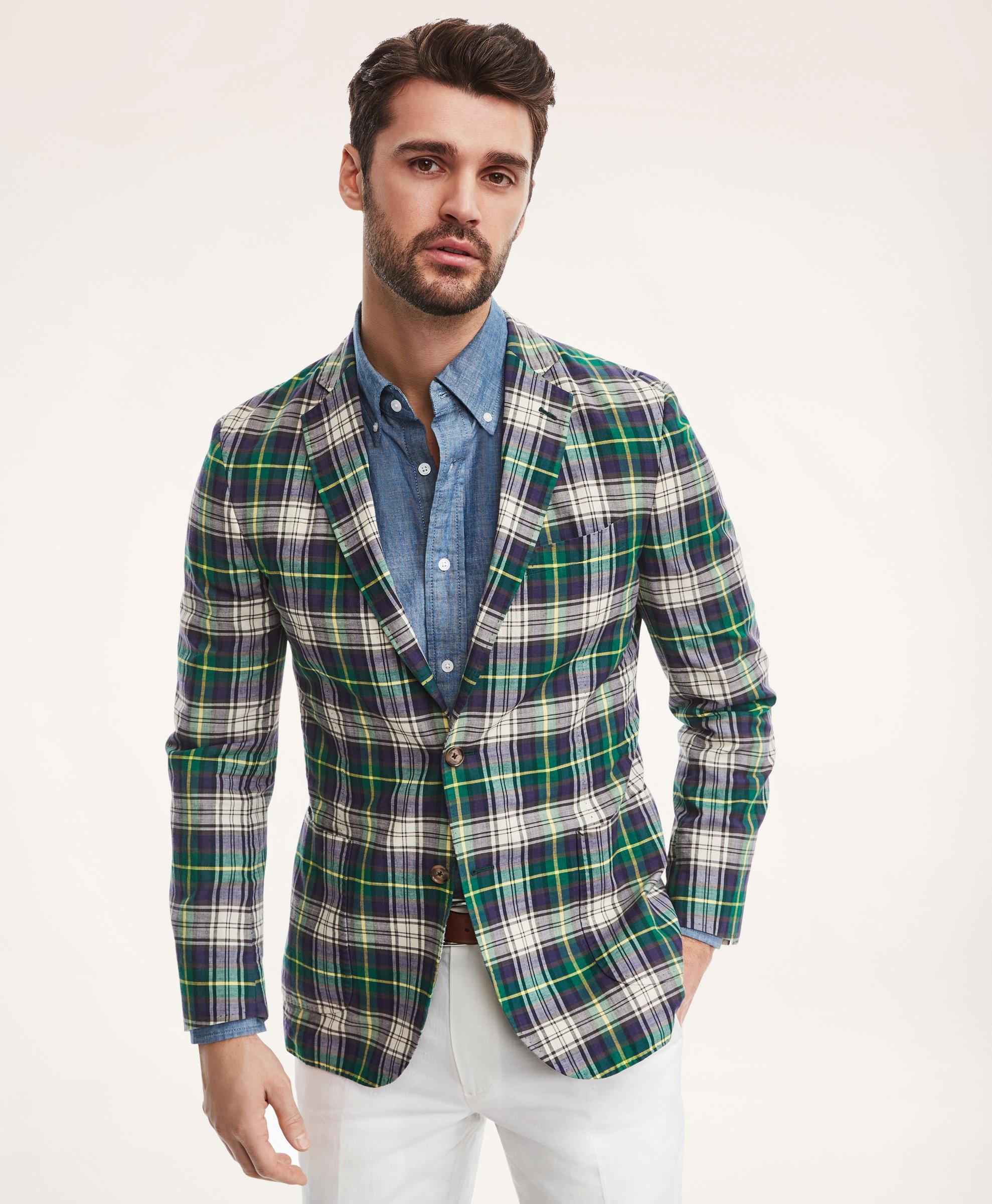Regent Regular-Fit Sport Coat, Madras