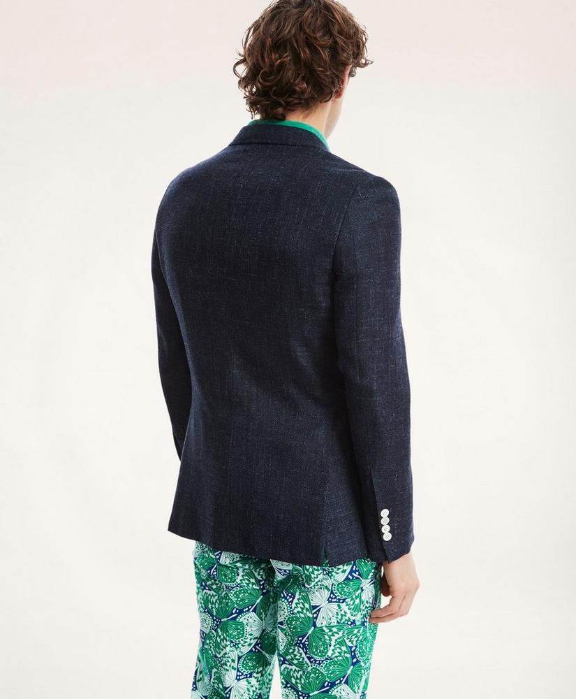 Regent Classic-Fit Italian Wool Silk Linen Hopsack Sport Coat, image 5