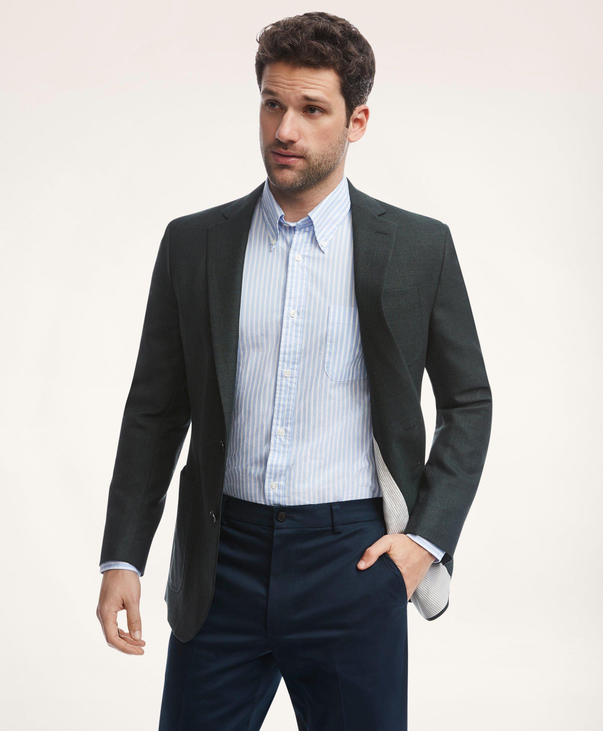 Regular RegularFit Hopsack Sport Coat