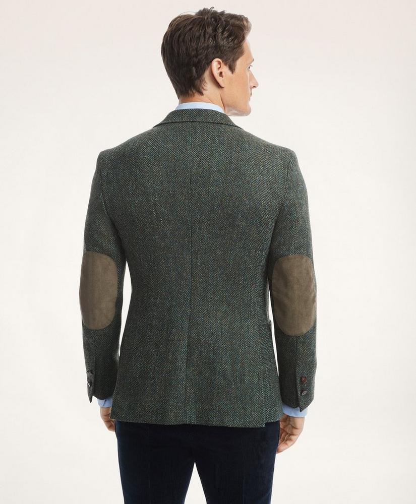 Regent Regular-Fit Brushed Wool Herringbone Tweed Sport Coat, image 2