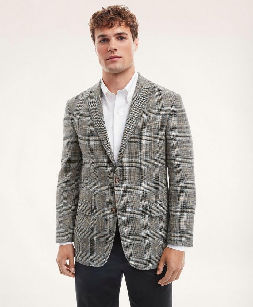 Madison Relaxed-Fit Lambswool Multi-Plaid Sport Coat, image 1