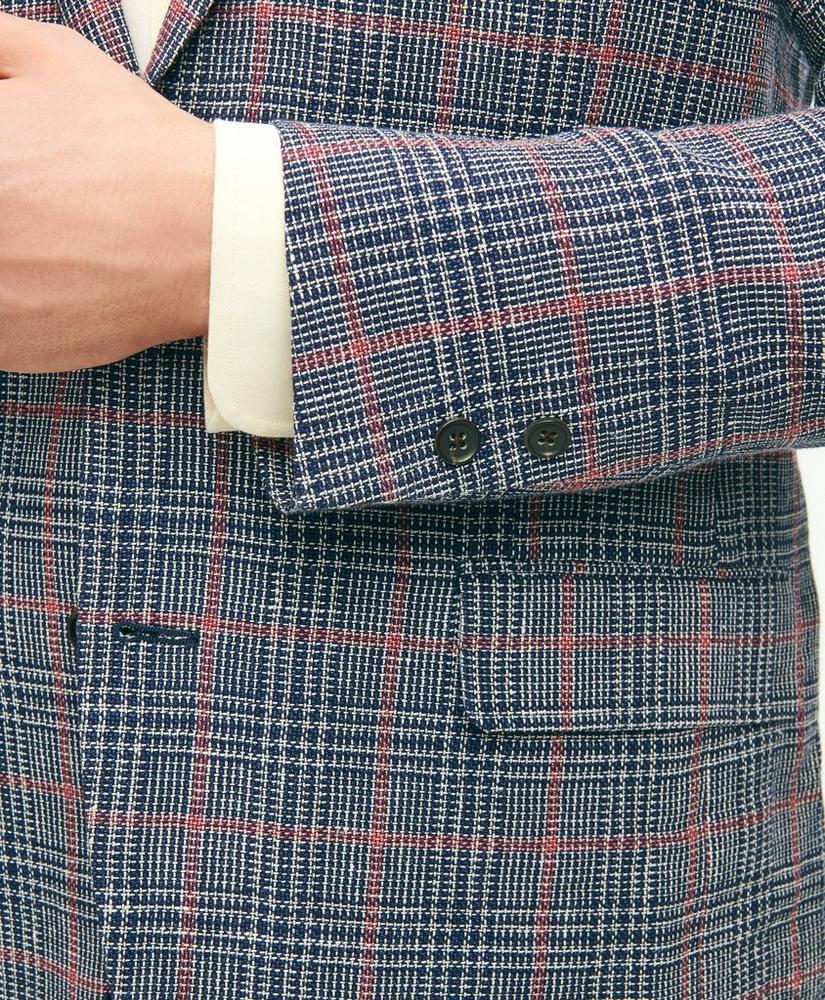 Regent Regular-Fit Linen Wool Sport Coat, image 5
