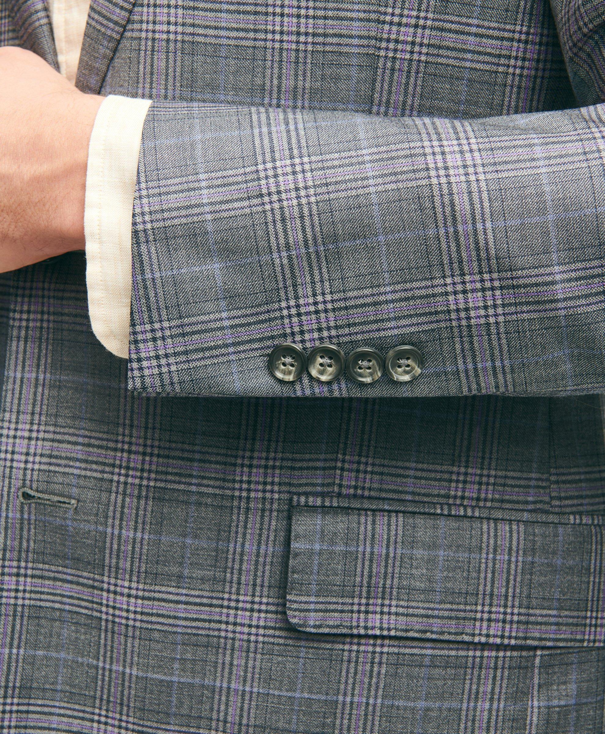 Regent Classic-Fit Wool Check Sport Coat