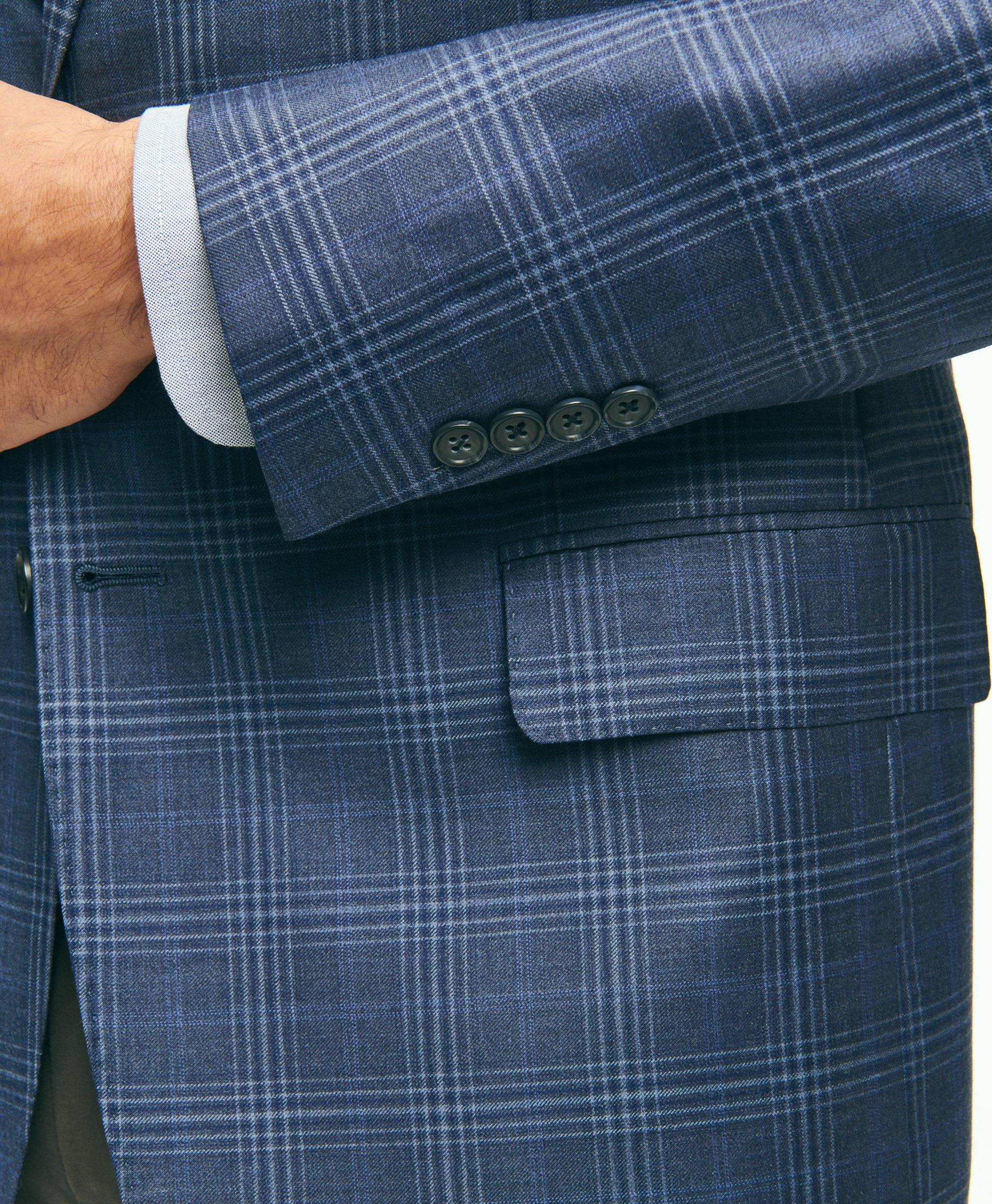 Blue plaid shop sport jacket