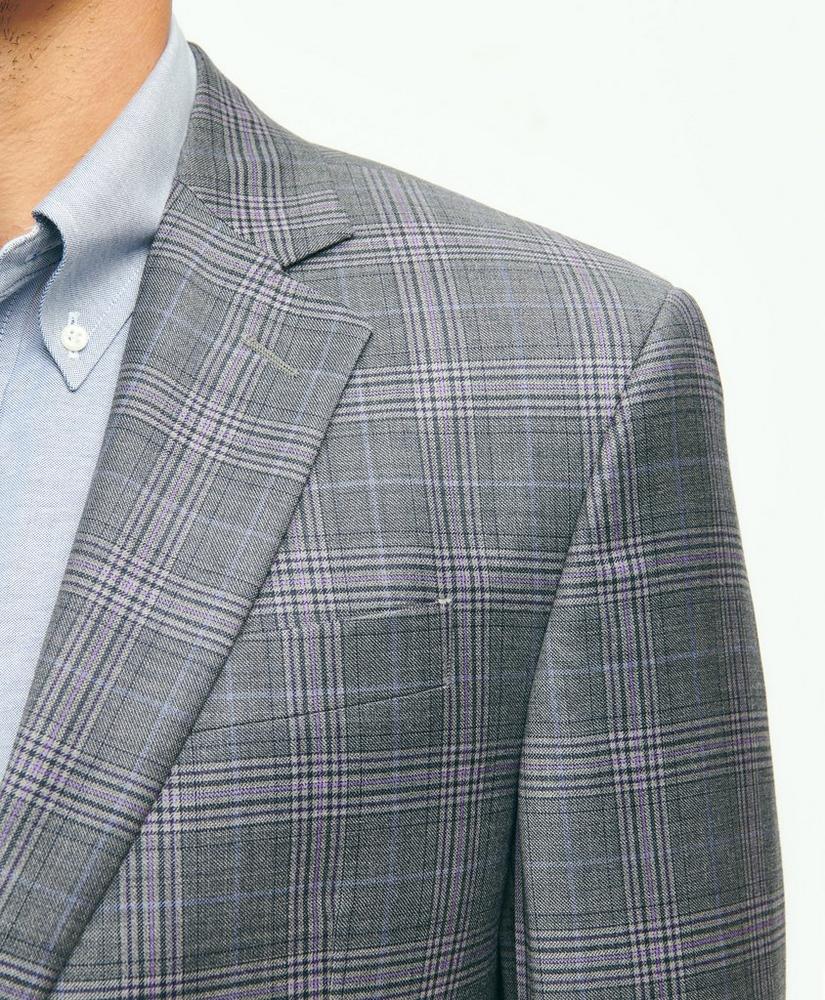 Madison Traditional-Fit Wool Check Sport Coat, image 3