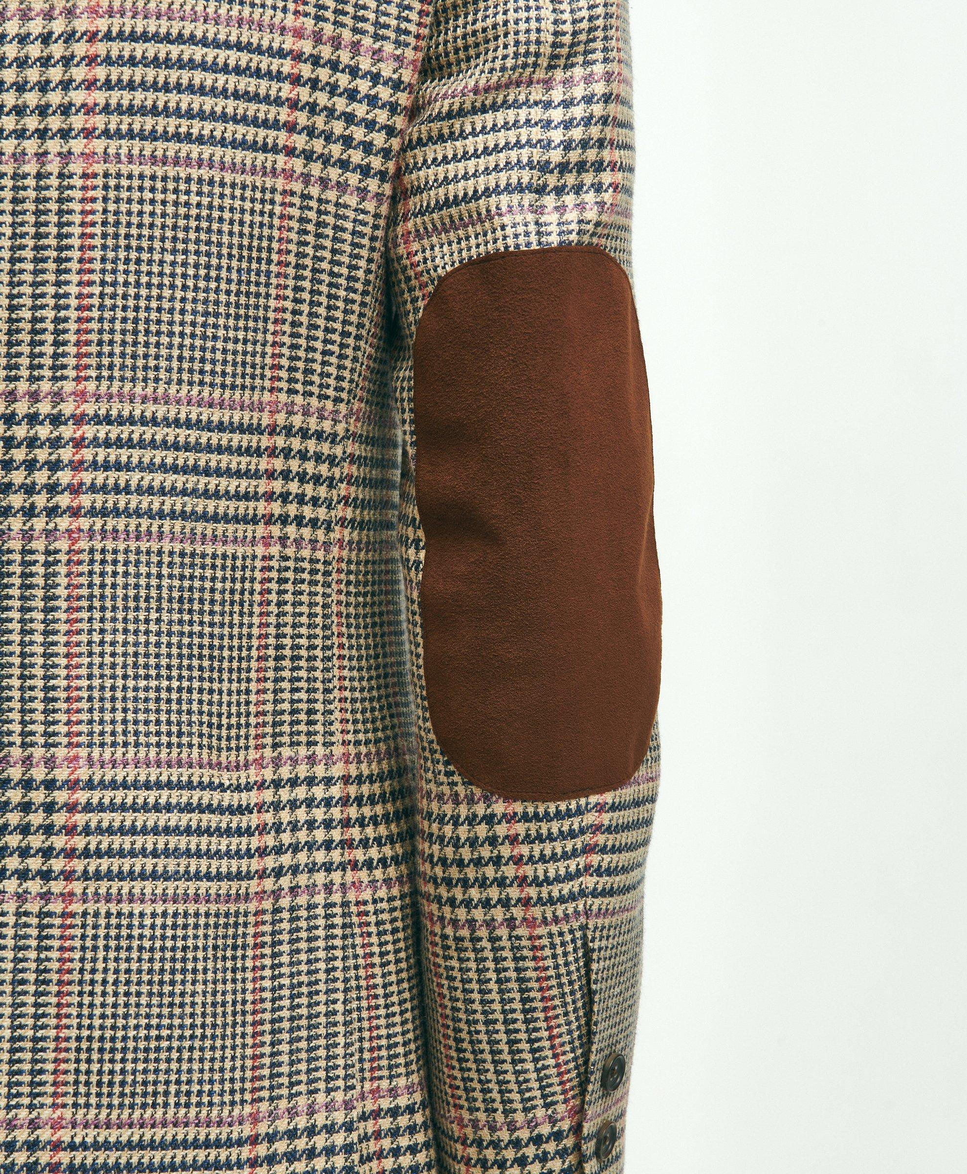 Milano Slim-Fit Wool-Silk-Linen Check Hopsack Sport Coat