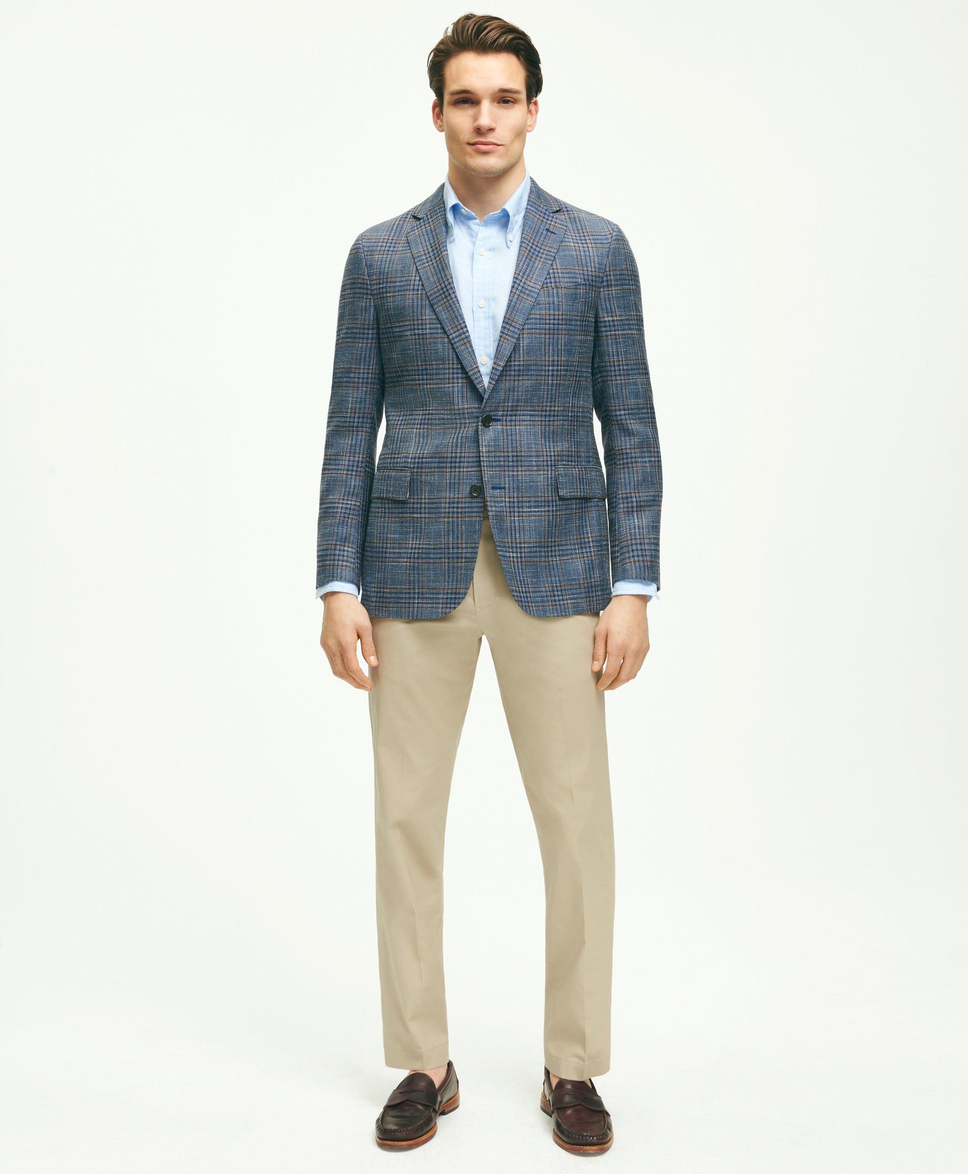 La Stupenderia plaid check-pattern blazer - Grey