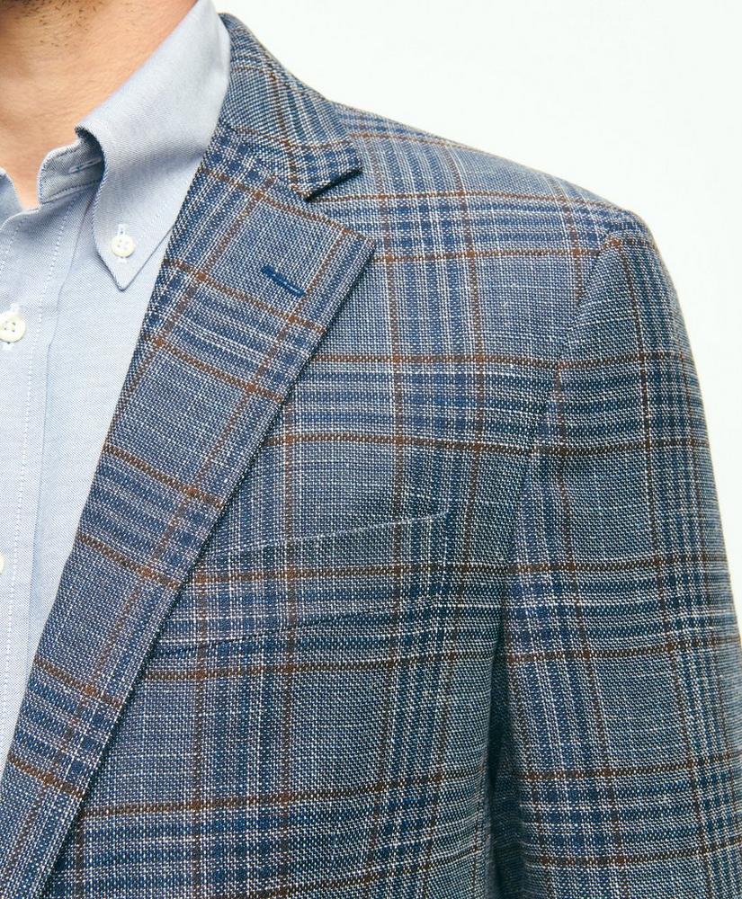 Madison Traditional-Fit Hopsack Check Sport Coat, image 3