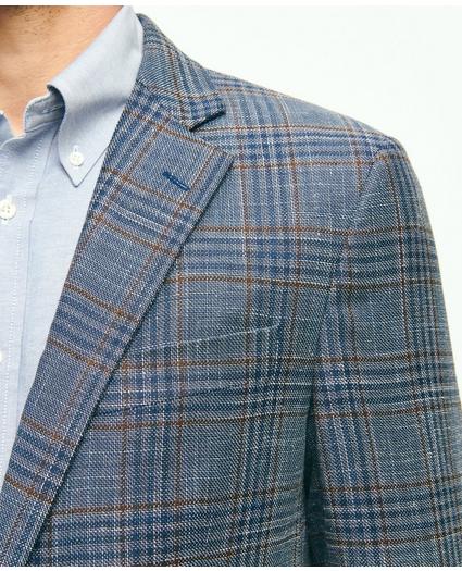Madison Traditional-Fit Hopsack Check Sport Coat, image 3