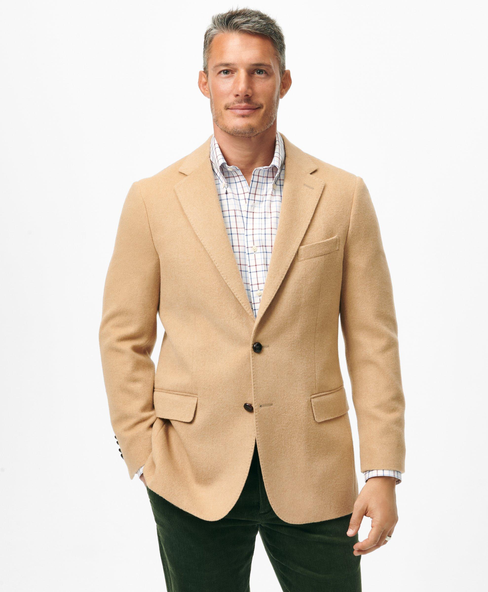 Men's Two Button Suit - Camel ~ Khaki