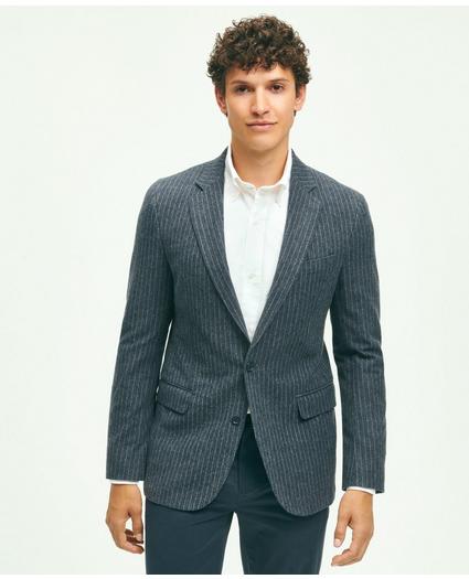 Classic Fit Stretch Cotton Knit Pinstriped Sport Coat, image 1