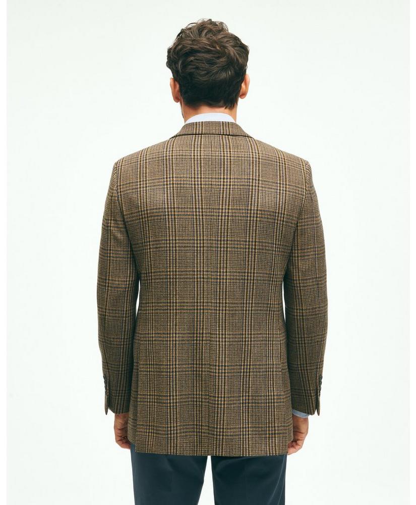 Traditional Fit Wool Hopsack Plaid Sport Coat, image 3