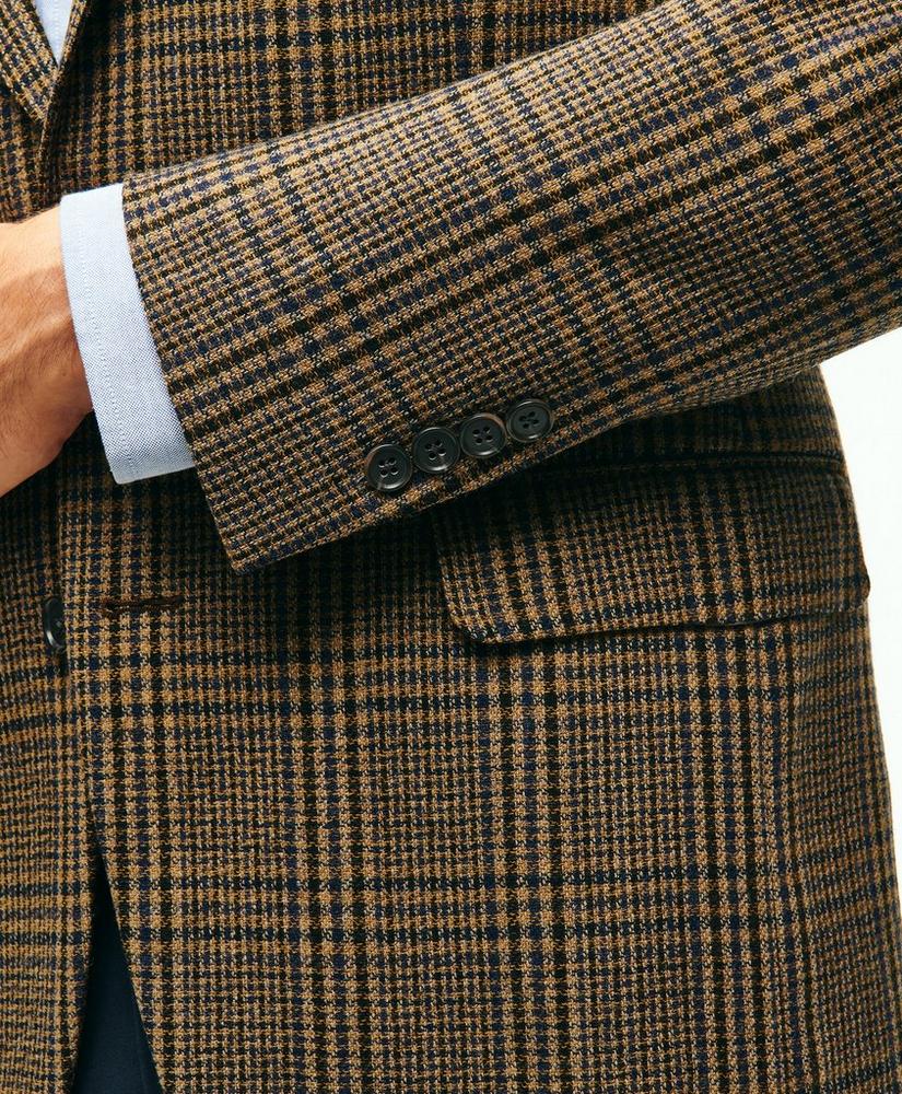 Traditional Fit Wool Hopsack Plaid Sport Coat, image 5