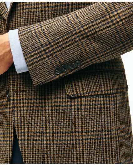 Traditional Fit Wool Hopsack Plaid Sport Coat, image 5
