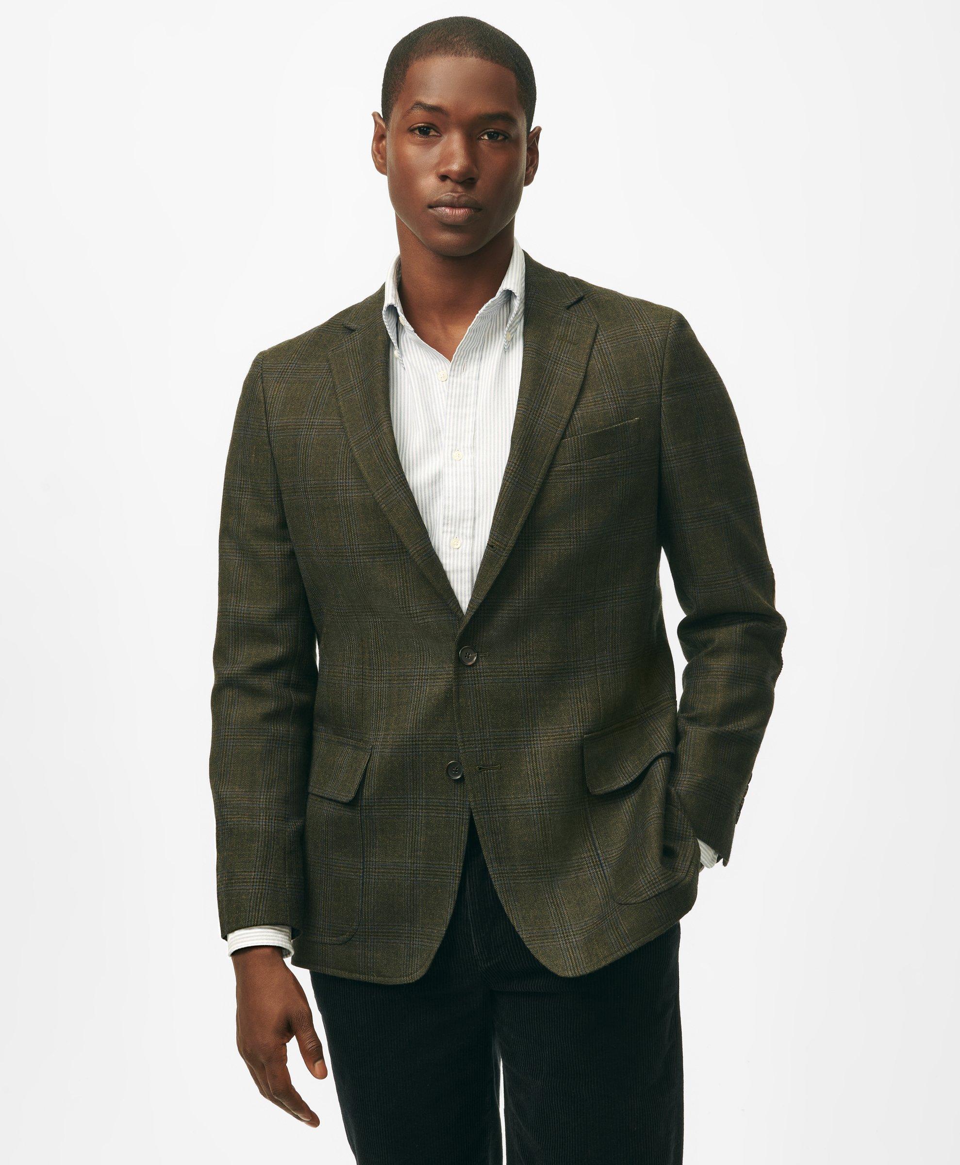 Olive green sport coat sale