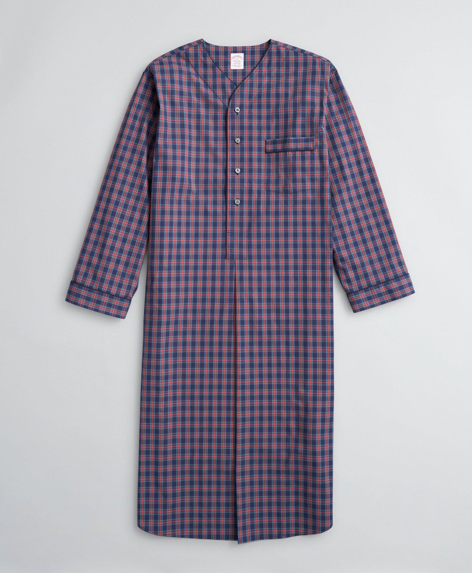 Green Plaid Button Down Sleep Shirt – SimplyNameIt