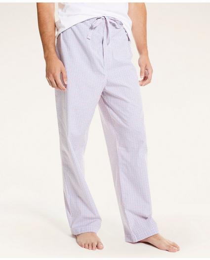Plaid Cotton Broadcloth Pajamas, image 2
