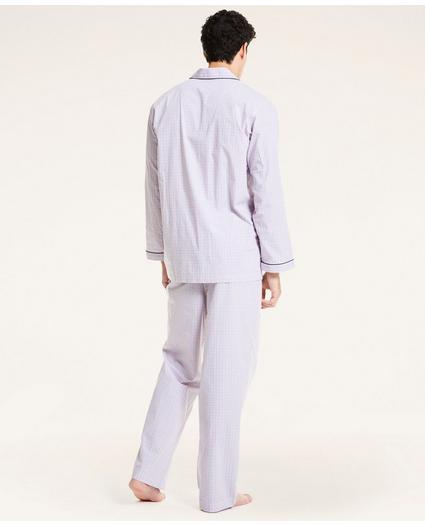 Plaid Cotton Broadcloth Pajamas, image 3