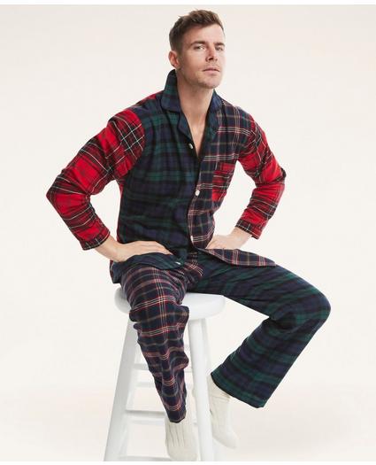 Fun Tartan Flannel Pajamas, image 1