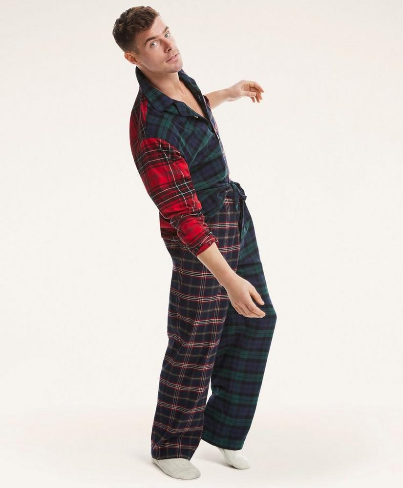 Fun Tartan Flannel Pajamas, image 2
