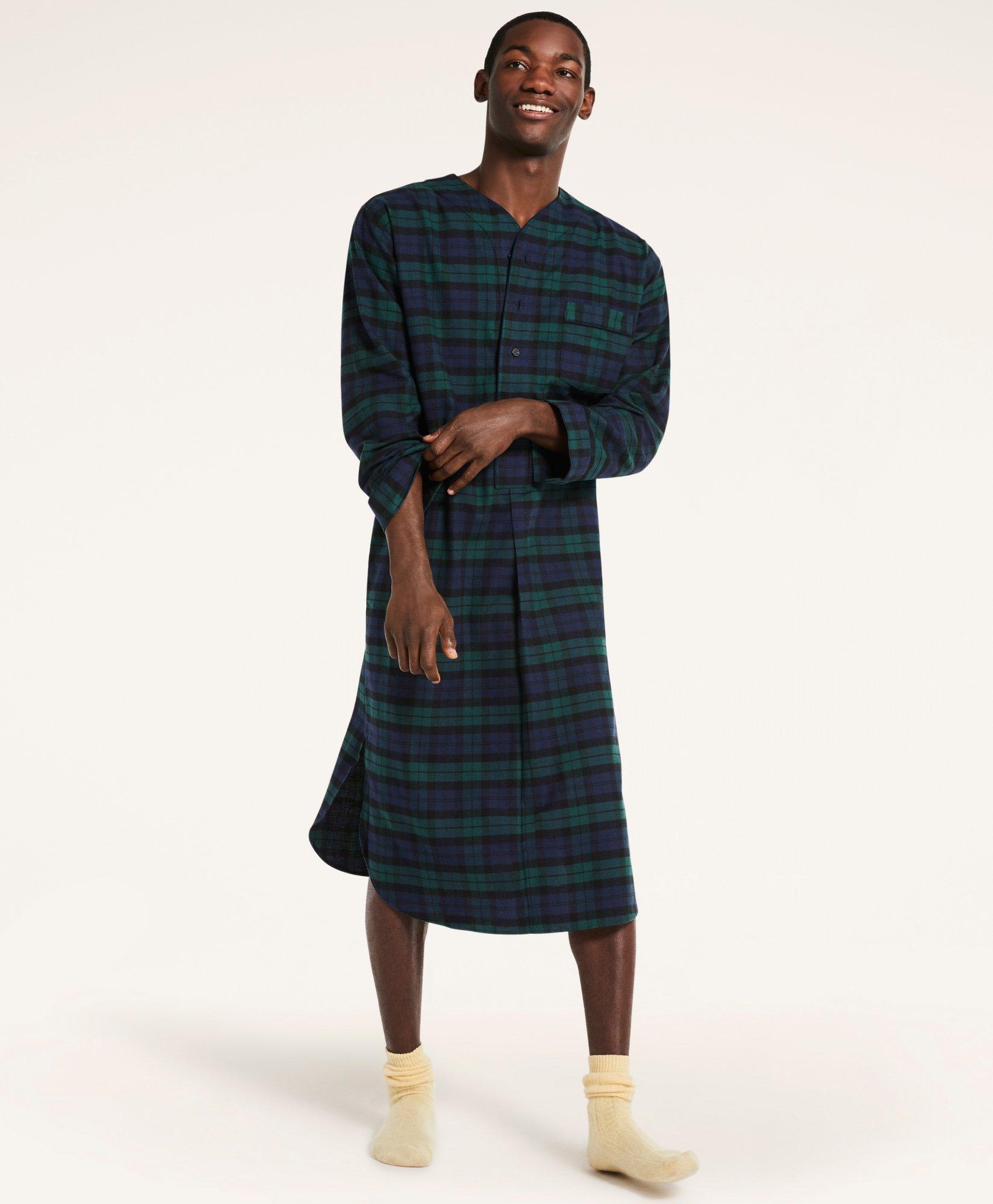 Plaid best sale flannel nightshirt