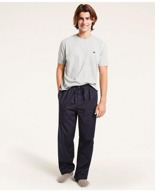 PJ Details about   Brooks Brothers Cotton Pyjama Long Sleeves T-shirt & Pants RRP 75.00  40269 