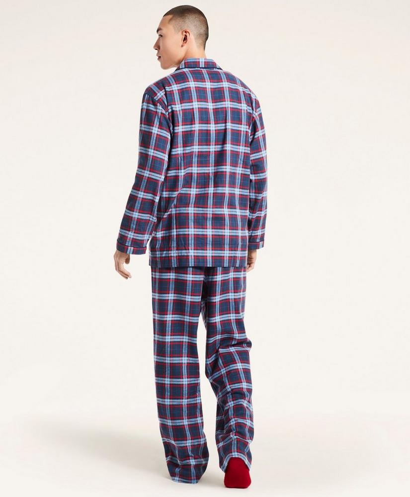 Open Plaid Flannel Pajamas, image 3