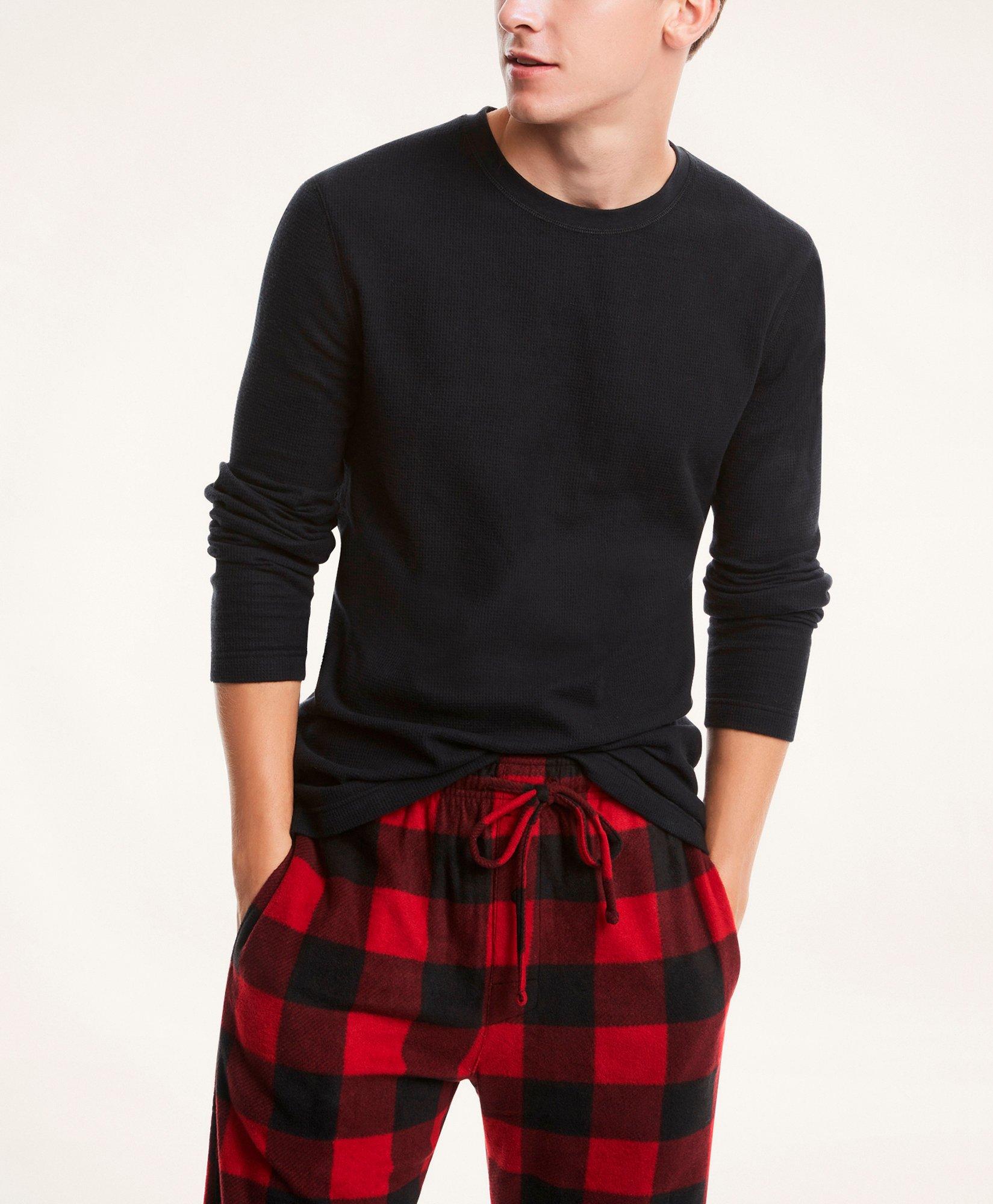 Mens lounge fleece top hot sale