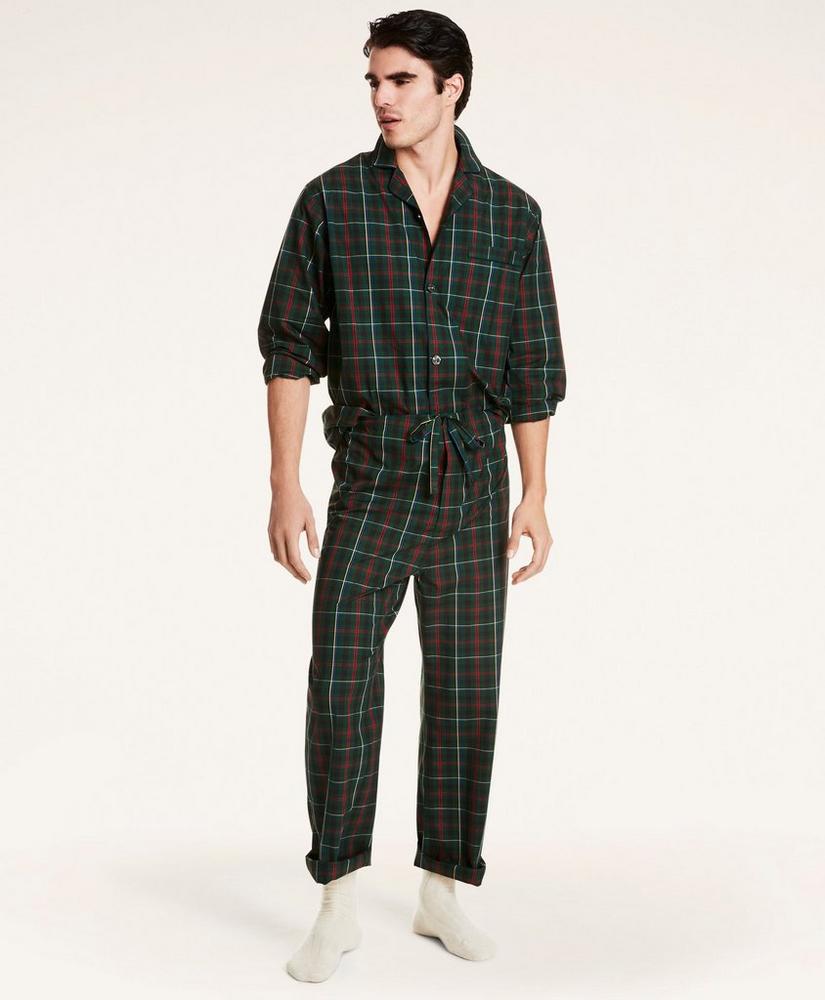 Tartan Flannel Pajamas, image 2