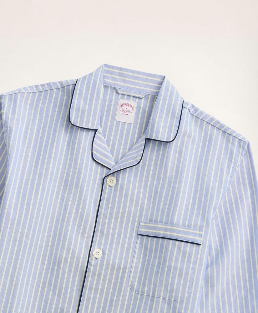 Cotton Oxford Stripe Pajamas, image 2